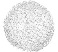 Amosfun Abat-jour en fil d'aluminium G4 pour lampes suspendues Couverture élégante et polyvalente de 80 mm pour les séjours et les chambres à coucher