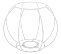 Amosfun Abat-jour en fil de fer - Abat-jour rétro - Armature sans pitié - Ampoules de lustre - Lanterne - Cadre pour lampe de table - Anneau