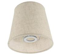 Amosfun Abat-jour en Lin Grossier 0102 pour Lampe de Table, Housse D’abat-jour Rustique, Teinte Claire, Accessoire D’éclairage Décoratif pour Chambre, Salon Cuisine, Compatible Lampes