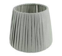 Amosfun Abat-jour en Tissu Vert Plissé pour Petites Lampes, Éclairage Doux et Accent Décoratif, Adapté aux Chambres et Salons, Dimensions 18x14x13 Cm
