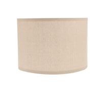 Amosfun Abat-jour en Toile de Jute Jaune Naturel 26x19 Cm, Abat-jour Détachable pour Lampe de Table, Lampadaire Suspendre E27, Grand Abat-jour Cylindrique pour Décoration Intérieure