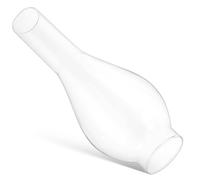 Amosfun Abat-jour en Verre Transparent Long 38 Trous pour Lampe à Pétrole, Remplacement Solide de Cheminée de Lampe à Huile Vintage pour Maison, Bureau et Restaurant
