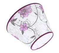 Amosfun Abat-jour Lampe Mauve Vintage Pour Lampe De Table Style Rétro Remplacement Pour Hôtel Et Maison Motif Floral Et Léger