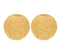 Amosfun Abat-Jour Rotin Tissé 30X15X15 Cm Protection Contre La Poussière Pour Lampe De Table Et Lampadaire Décoration Intérieure Salon Bureau Style Naturel