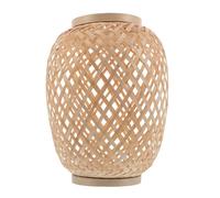 Amosfun Abat-Jour Rustique Tissé à la Main en Bambou Naturel Diamètre 19 CM X Hauteur 22 CM à Suspendre en Bambou pour Plafonnier Éclairage Intérieur Décoratif pour Salon et Balcon