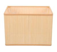 Amosfun Abat-jour Suspendu en Bambou Tressé Naturel, Style Rustique, Dimensions 23x13 Cm, Abat-jour Décoratif pour Plafonnier Suspendre, Éclairage Intérieur pour Salon, Chambre et Bureau