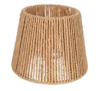 Amosfun Abat-jour Tissé à La Main Vintage Marron Papier Corde, Compatible E27 Et E14, Abat-jour Lumineux Retro Pour Lampe Suspendue, Accessoire Décoratif D’intérieur Polyvalent Pour Maison Et Bureau