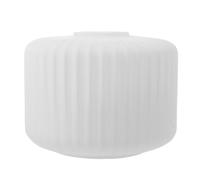 Amosfun Abat-jour Verre pour Douille Design Rayé Moderne Finition Mate Unique Robuste et Facile à Entretenir pour Intérieur et Maison