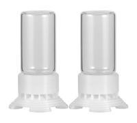 Amosfun Abreuvoir à Fourmis, Distributeur d'eau pour fourmilière, Lot de 2, 5 ML, Blanc, Plastique et Verre, pour colonie de Fourmis, Point d'hydratation Portable