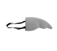 Amosfun Accessoire Costume Requin en Peluche Gris Argenté avec Bretelles Réglables, Aileron de Requin pour Déguisement Cosplay Fête Spectacle, Accessoire Ludique pour Événements et