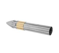 Amosfun Accessoire de Lance Chinoise Diamètre Intérieur 3cm Décor D'extrémité en Cuivre et Acier Inoxydable Profondeur 11cm Pointe en Métal pour Arts Martiaux Chinois