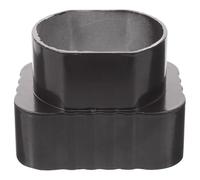 Amosfun Adaptateur de Gouttière pour Raccord de Tuyau de Gouttière de Toit Carré vers Rond en Alliage D'aluminium Léger et Facile à Utiliser