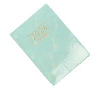 Amosfun Agenda de Poche Mensuel 2026 A7 Mini Format, Calendrier Anglais pour Paquet à Main, Carnet de Poche Résistant Papier Anti-traversée, Agenda Hebdomadaire Voyage et Organisation