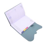 Amosfun Agenda Quotidien Bloc-notes Agenda 365 Jours en Pu et Papier, Écriture Fluide, Anti-bavure, Suivi des Habitudes, Format Portable, pour Professionnels et Étudiants en Déplacement