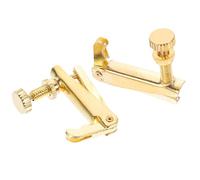 Amosfun Ajusteur pour Corde de Violon Or en Acier Inoxydable 2pcs, Accordeur Fin Simple, Installation Facile, Compatible 4/4-3/4, Accessoire Pratique pour Instruments à Cordes