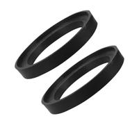 Amosfun Anneau D'espacement pour Installation Audio Facile et Amélioration Sonore Support de Montage Trois Voies 1,5 Pouce en Plastique Noir pour Haut-parleur de Voiture