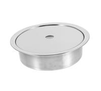 Amosfun Anneau en Acier Inoxydable Adaptateur Rond Épais pour Plaque de Cuisson Électrique pour Cuisinière Induction, Accessoire pour Table de Cuisson Hot Pot Coréen