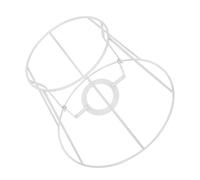 Amosfun Anneau Métallique 20X15X13 CM pour Cadre Abat-Jour Rond ou Carré, Support pour Lampes de Table et Lampadaires, Kit DIY Cage Légère en Métal pour Création Unique