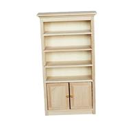 Amosfun Armoire De Maison De Poupée Meubles De Poupées Modèle D'armoire Mini Ornement De Maison Artisanat du Cabinet Meubles Miniatures Mini Armoire De Maison Armoire Miniature Bois