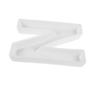 Amosfun Assiette À Collation Unique en Forme De Lettre N Plateau De Service en Céramique pour Bonbons Et Noix pour Fêtes Assiette De Nourriture Élégante