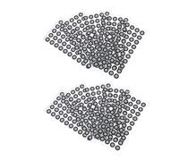 Amosfun Autocollants de Marquage 12 Feuilles pour Scanner 3D 600 Points Haute Précision en Film Réfléchissant Pet du Temps de Numérisation pour Projets Personnels et Éducation