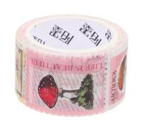 Amosfun Autocollants de Scrapbooking Vintage en Papier, 1 Rouleau Décoratif pour Agenda et Loisirs Créatifs, Autocollants pour Tampons et Albums, Motif Rétro pour Journal Intime