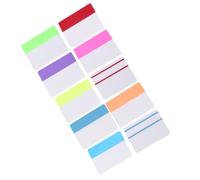 Amosfun Autocollants Mémo Transparents Pet, 10 Carnets, pour Listes | Languettes Adhésives Multi-usages, Design Créatif, Bureau D'école, Enseignants et Élèves, Notes Rapides