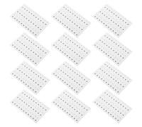 Amosfun Autocollants pour Points de Beauté Noirs pour Femmes, 50 Feuilles en Papier, Application et Retrait Faciles, Accessoire de Beauté Naturel pour Fêtes et Rave