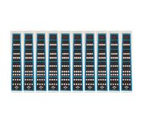 Amosfun Autocollants pour Violon 4/4 Bleu, 10 Pièces, Papier Solide et Facile à Déchirer, Indicateurs de Touche pour Débutants et Étudiants en Apprentissage