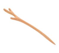 Amosfun Baguette Décorative pour Cheveux en Bois de Pêche Vintage Style Chinois Légère et Solide, Accessoire pour Chignon Lors de Fêtes de Noël ou Cosplay