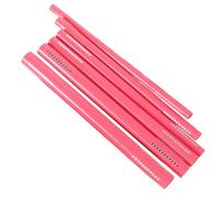 Amosfun Baguettes à Ongles Application de Gel Lot de 6 Multifonctionnelles en Métal Rose et Repousse-cuticules, Outil de Manucure Française pour Manucure Professionnelle