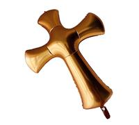 Amosfun Ballon de Croix 39 Pouces Ballon Décoratif pour Fête D’Anniversaire Shower et Baptême Couleur Vive Décoration pour Garçons et Filles