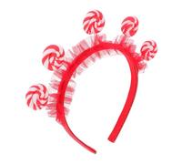 Amosfun Bandeau Accessoires De Cheveux Pour Fille Accessoires De Cheveux Pour Les Petites Filles De x Pour Enfants De Costumes De Bonbons En Tissu Rouge