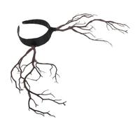 Amosfun Bandeau de Noël en Plastique Léger Cornes de Cerf Délicatement Conçu pour Femme, Coiffure Tenue pour Ambiance Festive et Cosplay