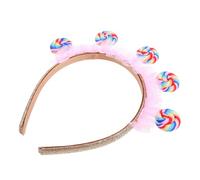 Amosfun Bandeau Sucette Bandeau De Bonbons De Noël Diadème Nourriture Cerceau De Cheveux Casque De Fête De Pour Fête Du Festival D'halloween Enfants Fille Costume