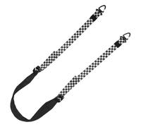 Amosfun Bandoulière de Remplacement Rembourrée Réglable Crochets, Noir | Usage Quotidien et Extérieur, Longueur Ajustable, Tissu Oxford, Boucle à Dégagement Rapide, pour Paquet Messager
