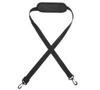 Amosfun Bandoulière Réglable Rembourrée en Nylon Noir 55 Cm, Sangle de Rechange pour Sac Ordinateur Portable, Sac Besace et Bagages, Épaulette Confortable pour Usage Quotidien