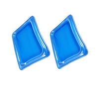 Amosfun Bar De Service Gonflable 60cm x 44cm x 6cm Lot De 2 Matériau Pvc Résistant Glacière Flottante Pour Piscine Pour Et Pique- Support De Boissons Et Salades