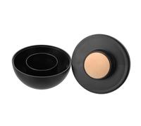 Amosfun Billes de Pierre Volcanique pour Massage du Visage, Absorbant le Sébum, Compacte et Portable, Couleur Noire, Outil de Soin Facial Naturel pour Peau Grasse et Matifiante,