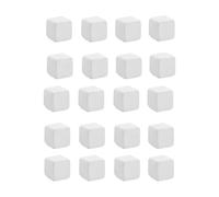 Amosfun Bloc de Calcium Blanc pour Tortues Terrestres et Poissons, Minéral Naturel pour Aquarium, Ne Pollue Pas l'eau, Longue Durée, Pack de 24 Pièces