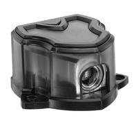 Amosfun Bloc de Distribution Audio pour Voiture en Alliage de Zinc et Plastique Noir, Répartition Stable de L'alimentation pour Installation Audio Automobile Sécurisée