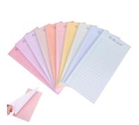 Amosfun Bloc-notes Adhésif Liste Autocollant Agenda Quotidien Portable | Papier, 50 Pages par Bloc, Organisation Codée par Couleurs, pour Voyage et Travail