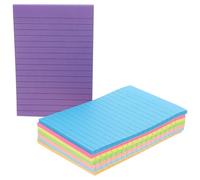 Amosfun Blocs-notes Autocollants Lumineux 8 Couleurs, 10x15cm, Papier