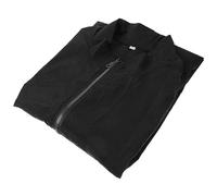 Amosfun Blouse de Toilettage Imperméable pour Animaux de Compagnie Tablier de Travail Noir Taille L Nylon Antistatique Manches -Longues Uniforme Professionnel pour Salon et École de