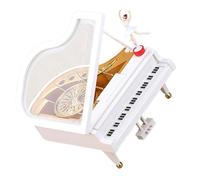 Amosfun boîte à Musique Or Figurines Ballerine Ballet Dansant rétro Plastique