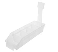 Amosfun Boîte à perfusion boîte de rangement en plastique Boîte de rangement transparente valise coffret the récipient de médicaments organisateur d'armoire à pharmacie blanche