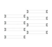 Amosfun Boîte à Stylos Transparente Cylindrique Étui Multifonctionnel et Polyvalent en Plastique 8 Pièces pour Rentrée Scolaire pour Crayons et Stylos