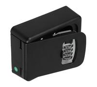 Amosfun Boîte Casier Mur De Rechange Gardien Clé Cacheurs Dehors Coffre-Fort Gestion Stockage Voiture Monter Armoire Sûr Code Cacher Portable Serrure Voyage Black Métal