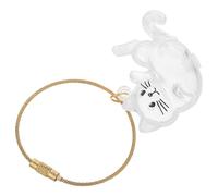 Amosfun Boîte Commémorative Transparente en Abs pour Poils d'animaux, Organisateur de Poils de Chien et Chat, Porte-clés Pratique pour Bureau et Collection Souvenir