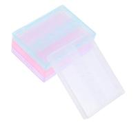 Amosfun Boîtes de Rangement pour Têtes de Broyage Manucure, 4 Pièces Colorées, Mini Coffrets en Pp Léger, Organisateur Pratique et Compact pour Accessoires Nail Art et Forets Électriques